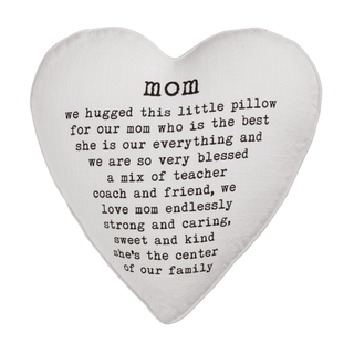 Mom Heart Pillow Smooth