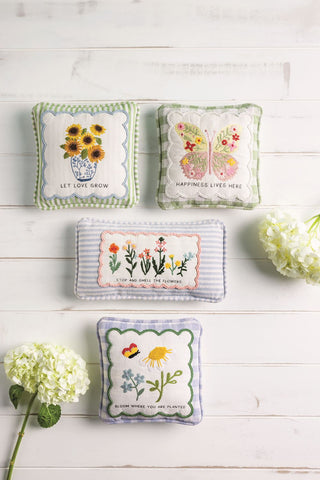 Embellished Bloom Pillow