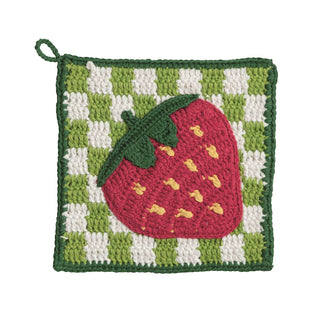 Watermelon Crochet Trivet