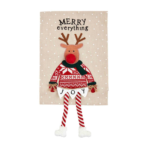 Reindeer Dangle Leg Towel