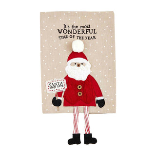 Santa Dangle Leg Towel