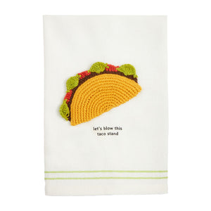 Taco Crochet Towel