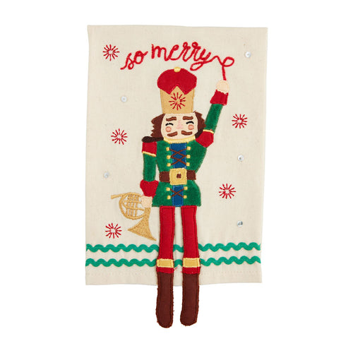 MERRY NUTCRACKER DANGLE TOWELS