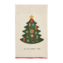 Load image into Gallery viewer, TREE PRINTED CHRISTMAS TOWELS