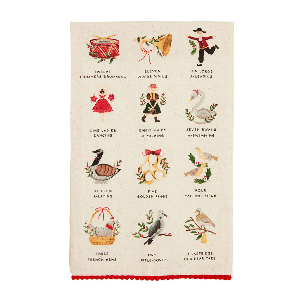 XMAS PRINTED CHRISTMAS TOWELS