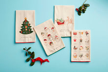 Load image into Gallery viewer, SLEIGH PRINT CHRISTMAS TOWELS