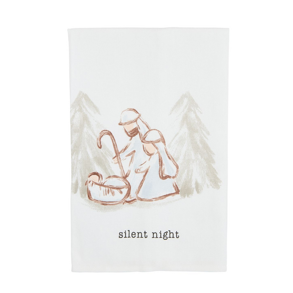 SILENT NATIVITY COTTON TOWEL