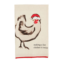 Load image into Gallery viewer, CHICKEN CHRISTMAS FARM TOWEL