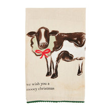 Load image into Gallery viewer, COW CHRISTMAS FARM TOWEL