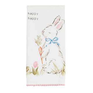 Happy Happy Bunny Tea Towel