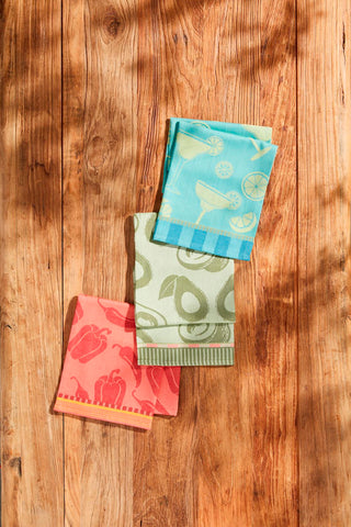 Avocado Jacquard Fiesta Towel