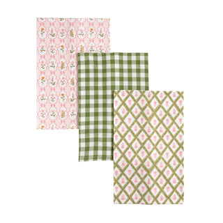 Pink Greenhouse Towel Set