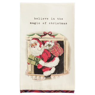 fireplace-christmas-tartan-hem-towel