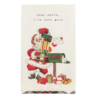 mailbox-christmas-tartan-hem-towel