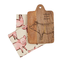 Load image into Gallery viewer, Pig Board &amp; Towel Set