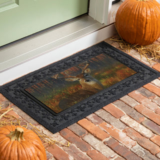 Swapable doormat with a deer design