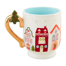 Load image into Gallery viewer, HOUSES XMAS PEDESTAL MUG