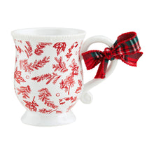 Load image into Gallery viewer, XMAS HOLLY PRINT MUG