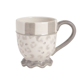 Grey Leopard Mug