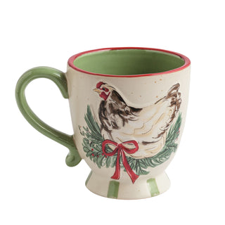 Chicken Farm Christmas Mug