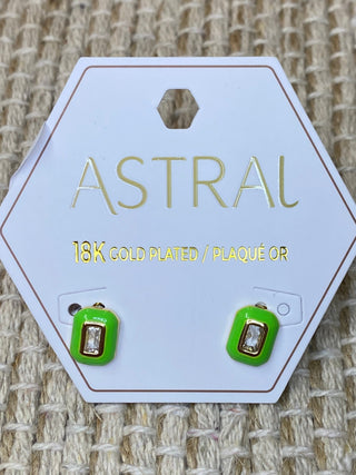 Earrings Two-Toned Stud