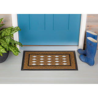 Doormat base with breathability 