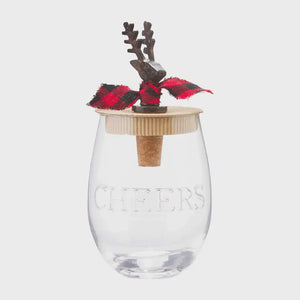 Cheers Wine Glass Topper Set