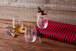 Cheers Wine Glass Topper Set