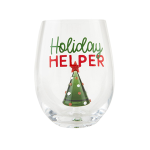 TREE ICON WINE GLASS