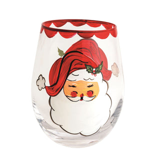 santa-painted-wine-glass