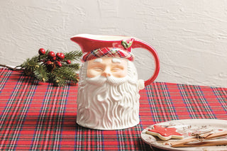 tartan-santa-pitcher