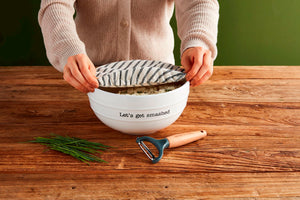 Covered Mashed Potato Bowl Set