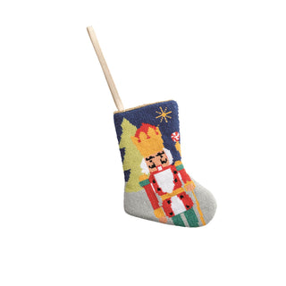 Nutcracker Mini Needlepoint Stocking