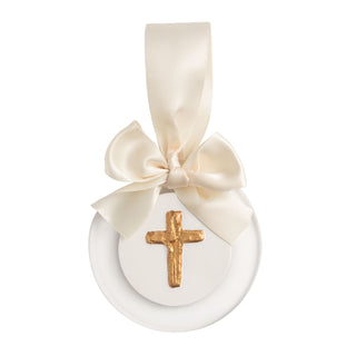 Cross Gold Intaglio Ornament