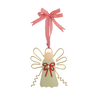 green-tin-angel-ornament