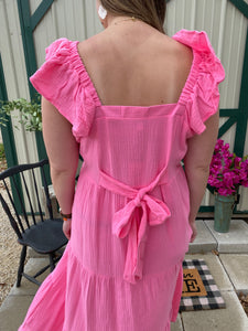 Pink Martha Maxi Dress S