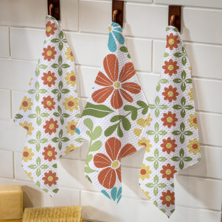 Flora Quick Dry Dish Cloth, Set of 3
