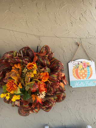 Wreath Mesh Cornucopia