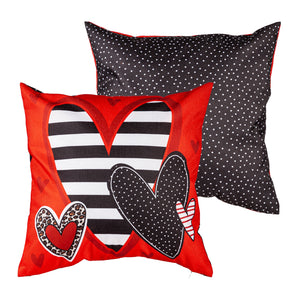 Patterned Heart 18" Interchangeable Pillow