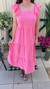 Pink Martha Maxi Dress L