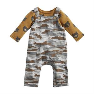 Camo Bear Overall Set 6 to 9m