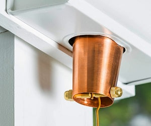 Rain Chain Adaptor Gutter
