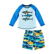 Load image into Gallery viewer, Shark Rashguard Set L