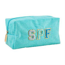 Load image into Gallery viewer, Terrycloth Pouch Blue