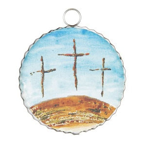 Mini Crosses On a Hill Charm