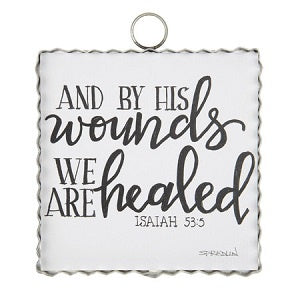 Mini Isaiah 53:5 Print