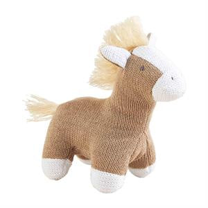 Horse Farm Knit Rattle