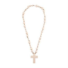 Load image into Gallery viewer, Pink Beaded Cross