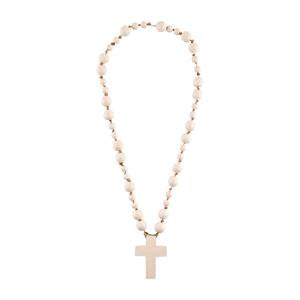 Pink Beaded Cross