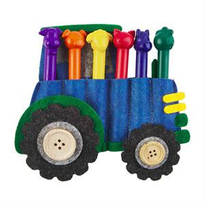 Tractor Crayon Holder